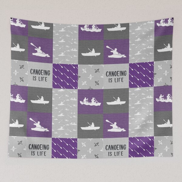 Item preview, Canoeing Is Life Patchwork  designed and sold by SweetPea49.
