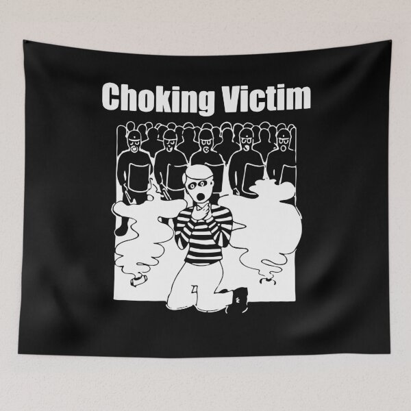Item preview, Choking Victim the punk rock poster designed and sold by RodrigoMar1850.