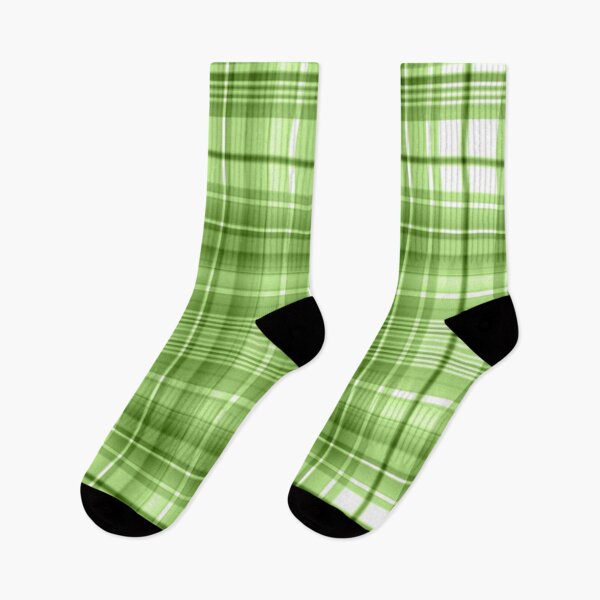 Item preview, Tartan Plaid in Bright Green and White designed and sold by AlteredAtelier.
