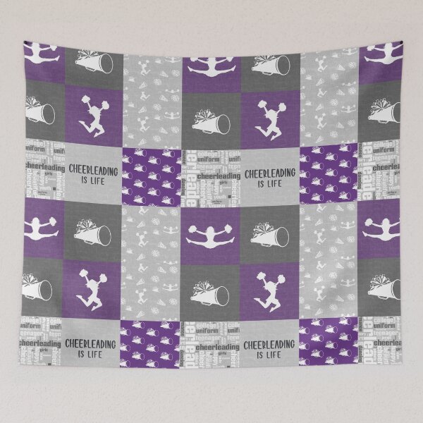 Item preview, Cheerleading Is Life Patchwork  designed and sold by SweetPea49.