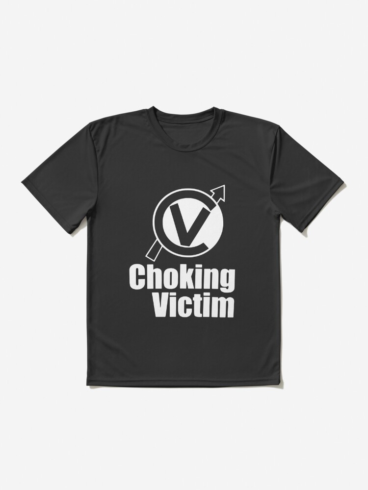 Choking Victim the punk rock logo black and white