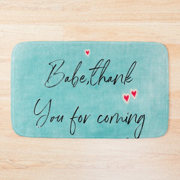 Item preview, thank you for coming into my life quote, with retro heart and halftone designed and sold by InnaMGraphic.