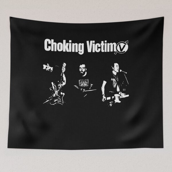 Item preview, Three member Choking Victim the punk rock poster designed and sold by RodrigoMar1850.