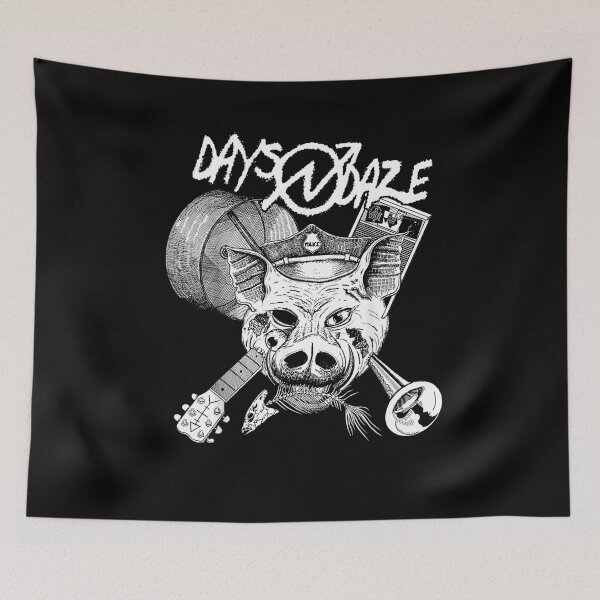 Item preview, Days N' Daze folk punk animal logo designed and sold by RodrigoMar1850.