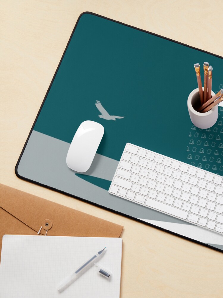 SOAR NCAA Desk Mat - Extra Large 31.5x12 Inch Water Resistant Desk Pad