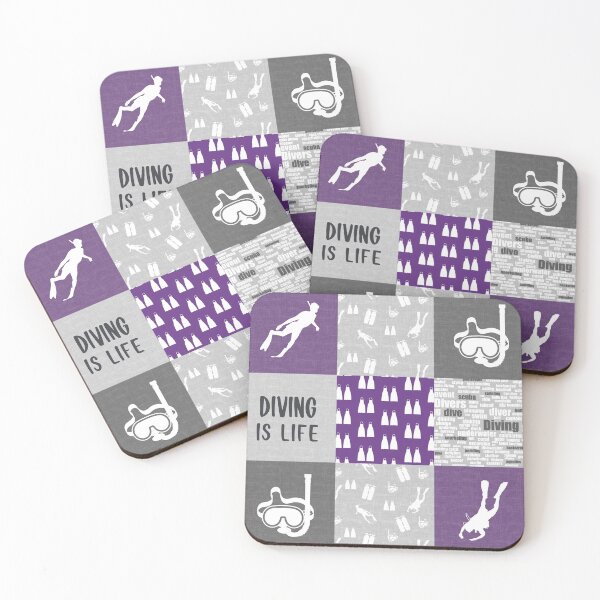 Item preview, Diving Is Life Patchwork  designed and sold by SweetPea49.