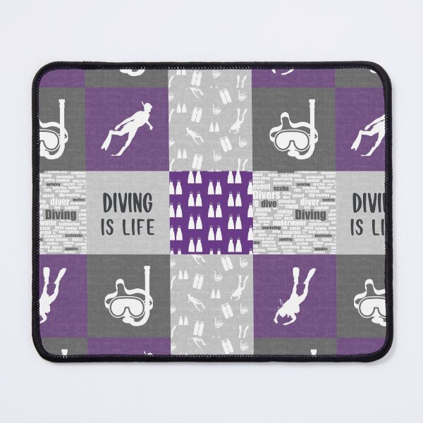 Item preview, Diving Is Life Patchwork  designed and sold by SweetPea49.