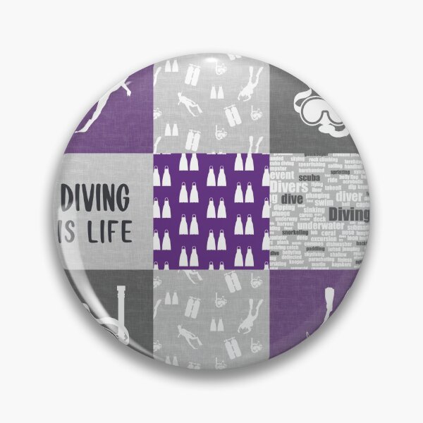 Item preview, Diving Is Life Patchwork  designed and sold by SweetPea49.