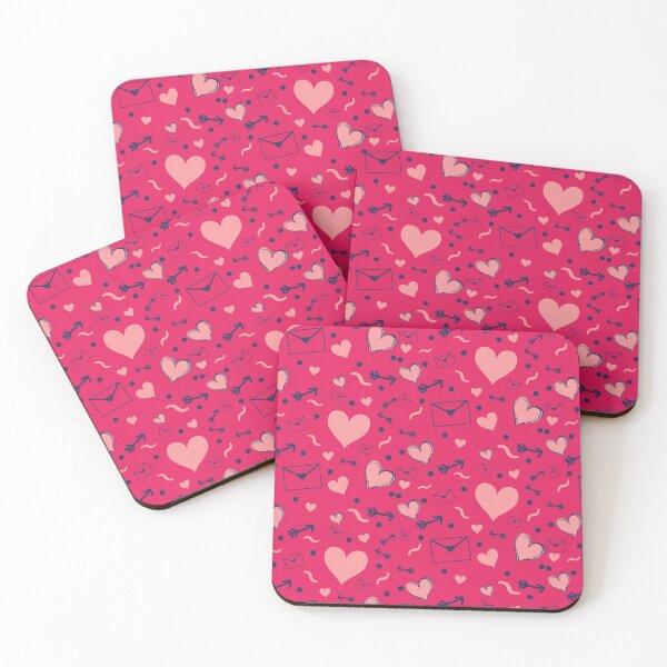 Item preview, Fun Valentine's Day Pink Heart Pattern For Girls designed and sold by linime1984.