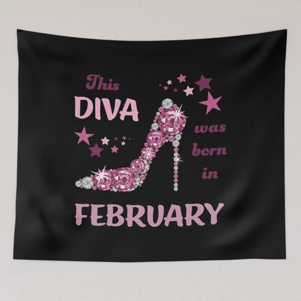 Item preview, Funny Birthday Month This Diva Was Born In February designed and sold by geminivibe.