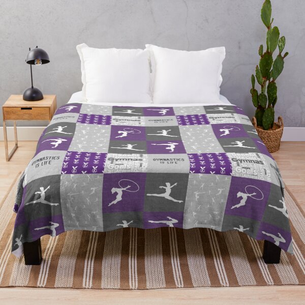Item preview, Purple Gymnastics Plaid designed and sold by SweetTea4U.