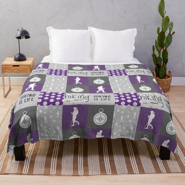 Item preview, Purple Hiking Plaid designed and sold by SweetTea4U.