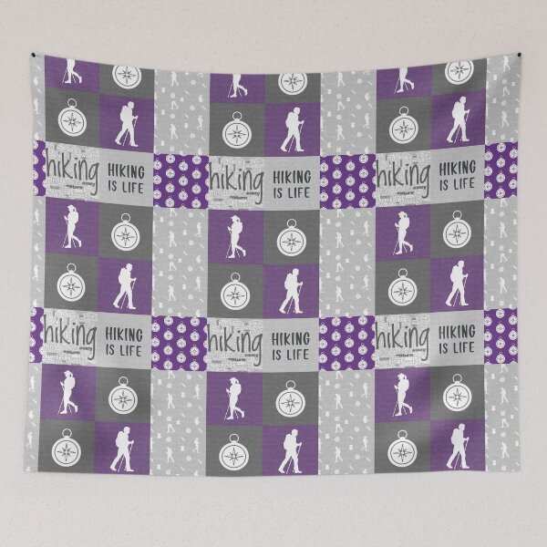 Item preview, Purple Hiking Plaid designed and sold by SweetTea4U.