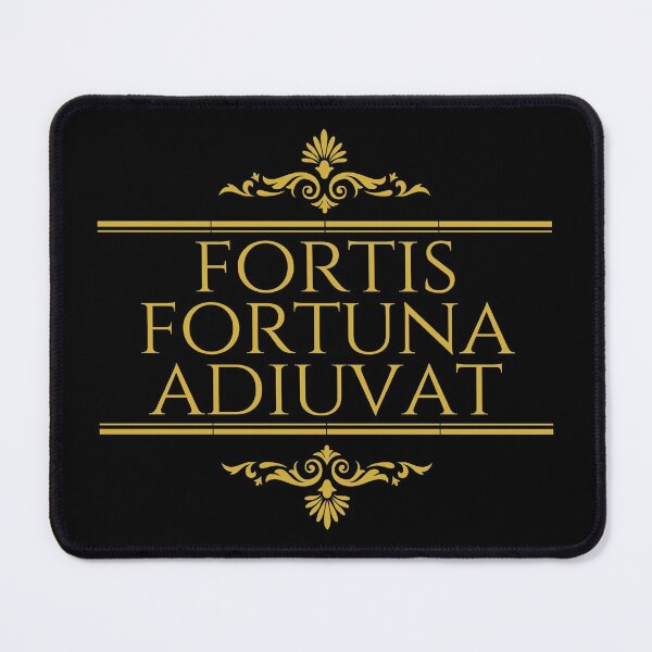 Item preview, Fortis Fortuna Adiuvat - Fortune Favors the Bold - Stacked Gold - Latin Phrases designed and sold by ElementJourney.