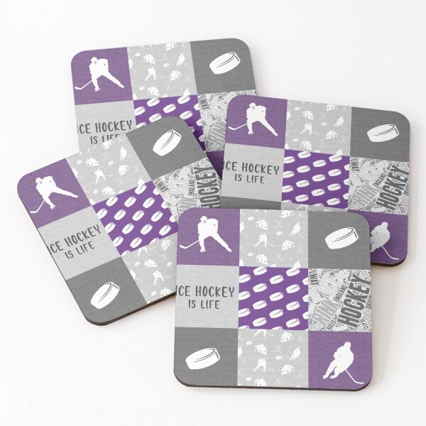 Item preview, Purple Ice Hockey Plaid designed and sold by SweetTea4U.