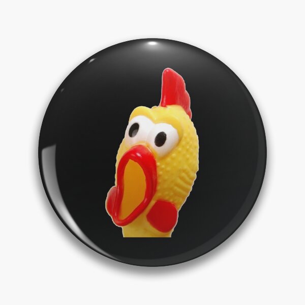 Artikelvorschau, Gummihuhn lustiger Gag Geschenkartikel Sticker entworfen und verkauft von jennifervoge.