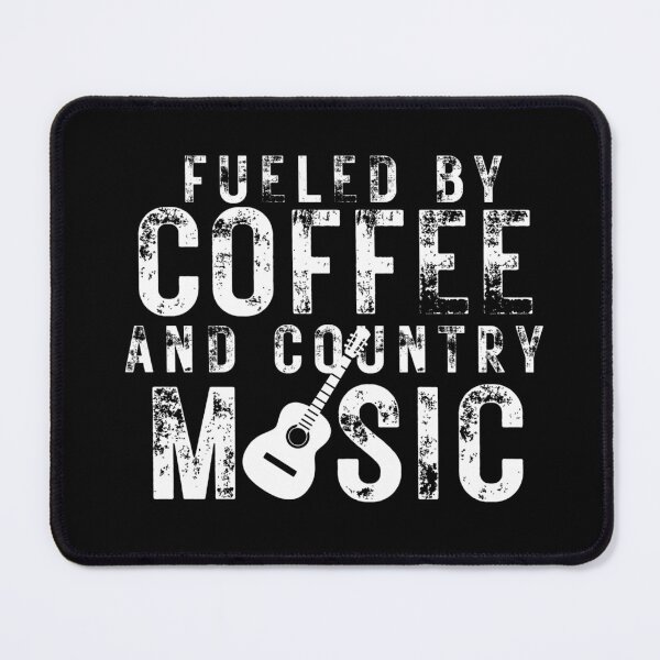 Item preview, Fueled by Coffee and and Country music with a guitar  designed and sold by Creative Life.