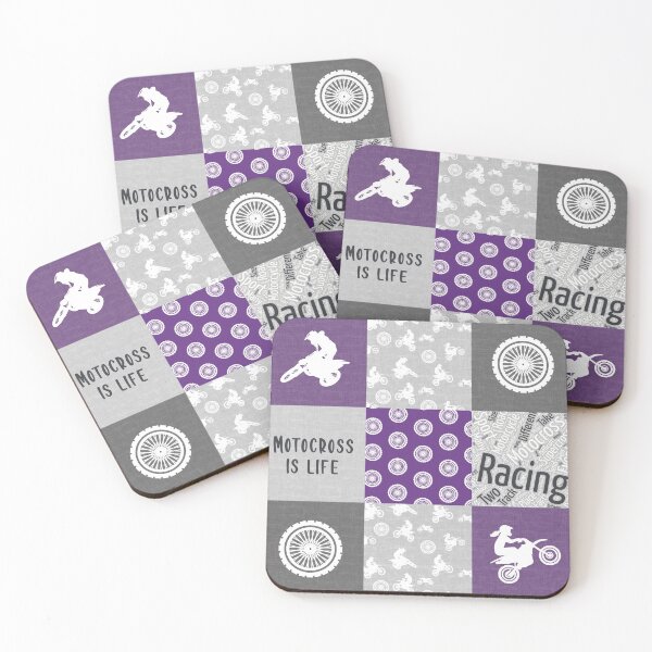 Item preview, Purple Motocross Plaid designed and sold by SweetTea4U.