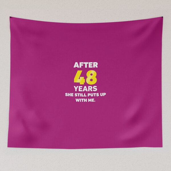 Item preview, After 48 Years She Still Puts Up With Me. designed and sold by AlwaysAwesome.