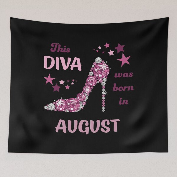 Item preview, Funny Birthday Month This Diva Was Born In August designed and sold by geminivibe.