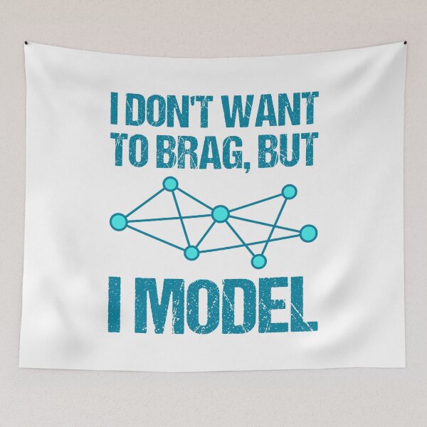 Item preview, I Don't Want To Brag, But I Model designed and sold by TashaVector.