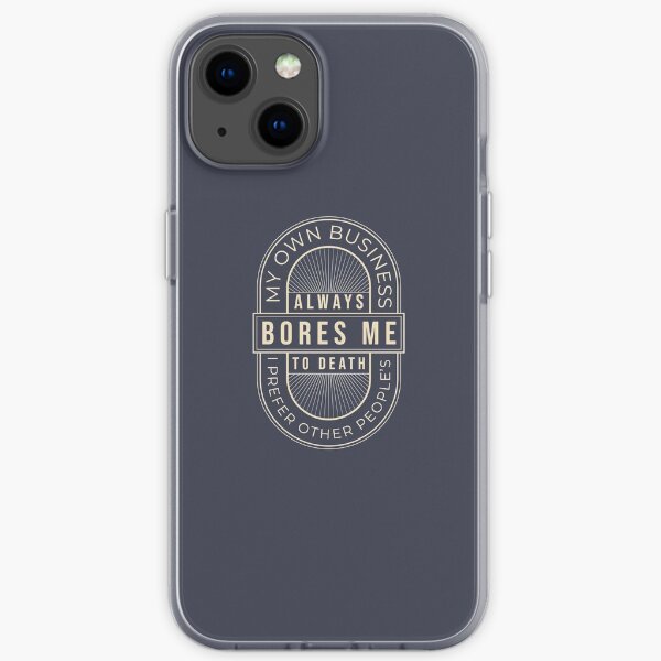 Oscar Wilde - Quote 8 Cream iPhone Soft Case