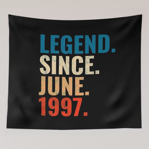 Item preview, Legend Since June 1997 Retro Vintage designed and sold by Teelogic.