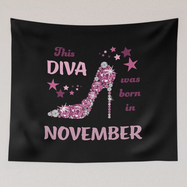 Item preview, Funny Birthday Month This Diva Was Born In November designed and sold by geminivibe.