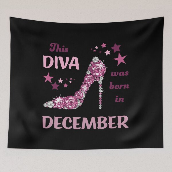 Item preview, Funny Birthday Month This Diva Was Born In December designed and sold by geminivibe.
