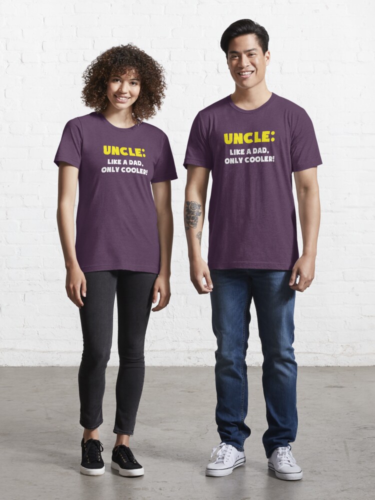 100% Cotton Comfortable Purple Color T-shirts for Uncle