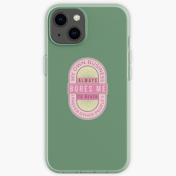 Oscar Wilde - Quote 8 Full Colour iPhone Soft Case