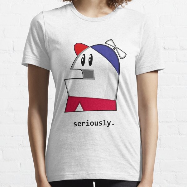 Homestar Runner Seriously Classic Fashion Graphic Black Essential T-Shirt