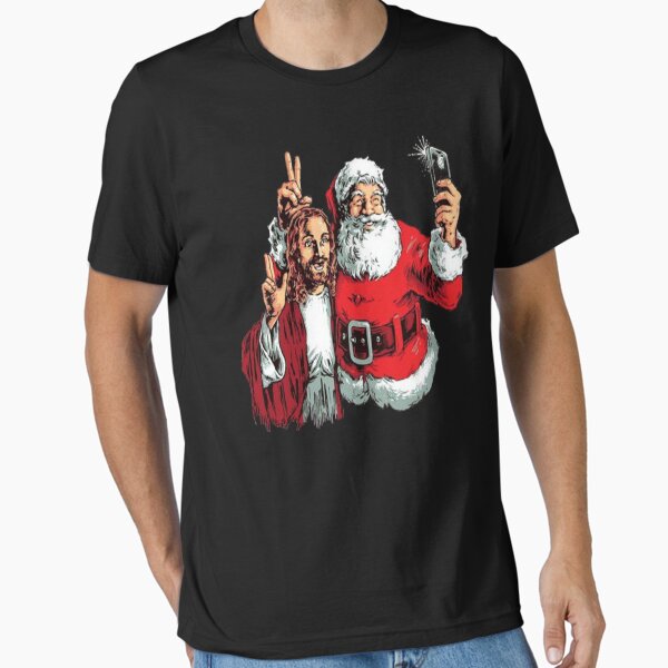 Jesus and Santa selfie Essential T-Shirt