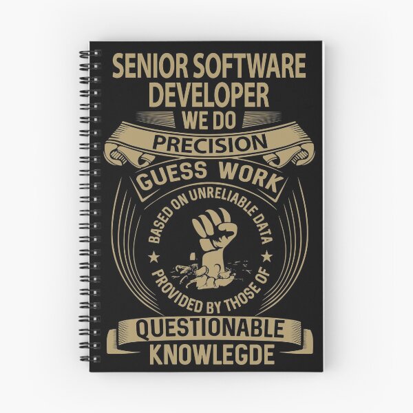 Item preview, Senior Software Developer T Shirt - We Do Precision Job Gift Item Tee designed and sold by natalinedk.