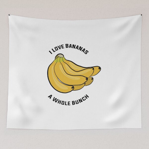 Item preview, bunch of banana t-shirt | I Love Banan as A Whole Bunch Funny Food Banana Lovers designed and sold by KARTICK DUTTA.