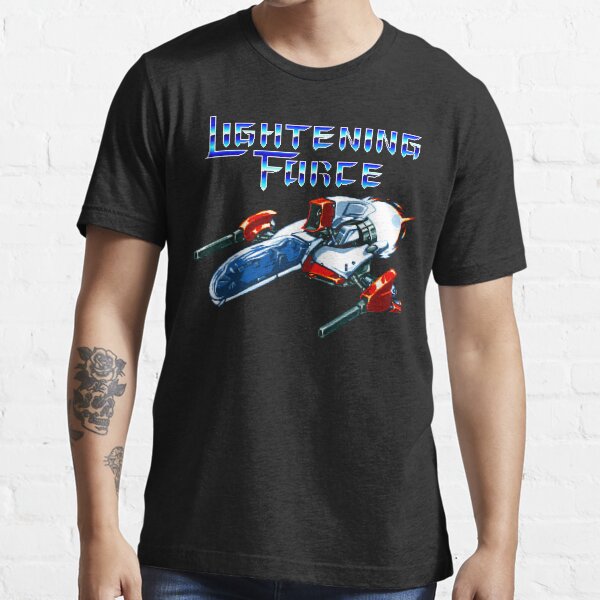 Thunder Force Iv Mega Drive Title Screen T Shirt By Winscometjump Redbubble