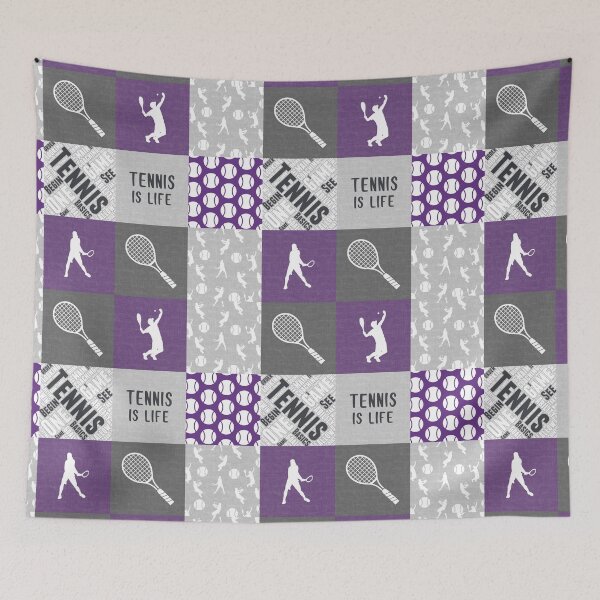 Item preview, Purple Tennis is life designed and sold by LittleShop79.