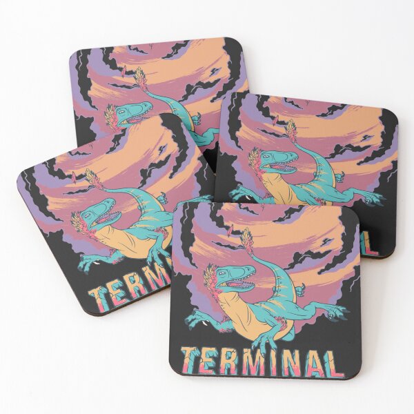 Artikelvorschau, Terminal Velociraptor (Version 2) Aufkleber entworfen und verkauft von ChristianHornun.