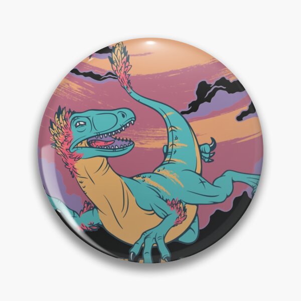 Artikelvorschau, Terminal Velociraptor (Version 2) Aufkleber entworfen und verkauft von ChristianHornun.