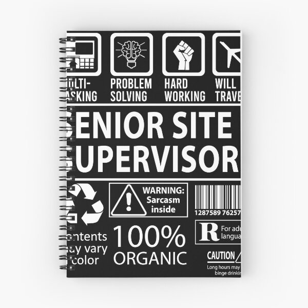 Item preview, Senior Site Supervisor T Shirt - MultiTasking Certified Job Gift Item Tee designed and sold by oslandefren.