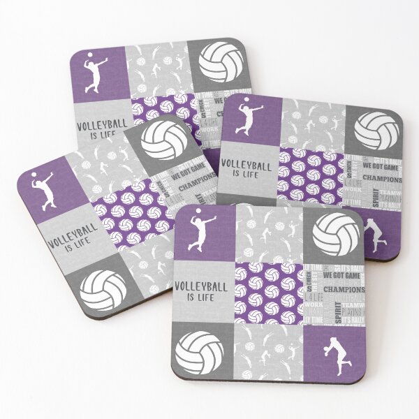Item preview, Purple Volleyball is life designed and sold by LittleShop79.