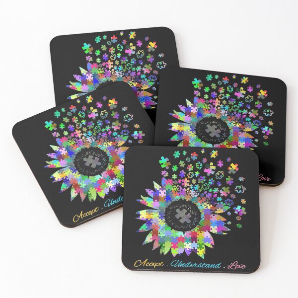 Item preview, Accept Understand Love-Sunflower Autism Awareness designed and sold by SARAHKUHNS.
