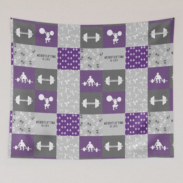 Item preview, Purple Weightlifting is life designed and sold by LittleShop79.