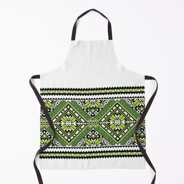 Item preview, Ukrainian Traditional Ornament Vyshyvanka Green designed and sold by boozkova-vorona.
