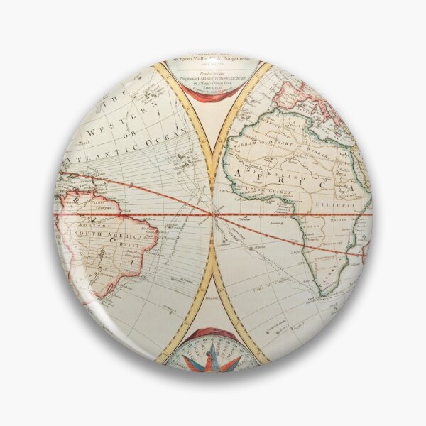 Item preview, Bowles's new pocket map of the world designed and sold by capotees.