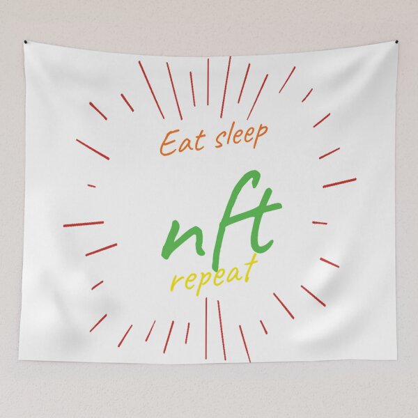 Item preview, Eat Sleep Nft Repeat designed and sold by diva-design.