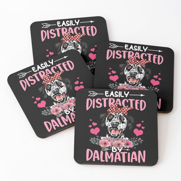 Item preview, Dog Lovers For Women Easily Distracted By Dalmatian designed and sold by SeanDoke.