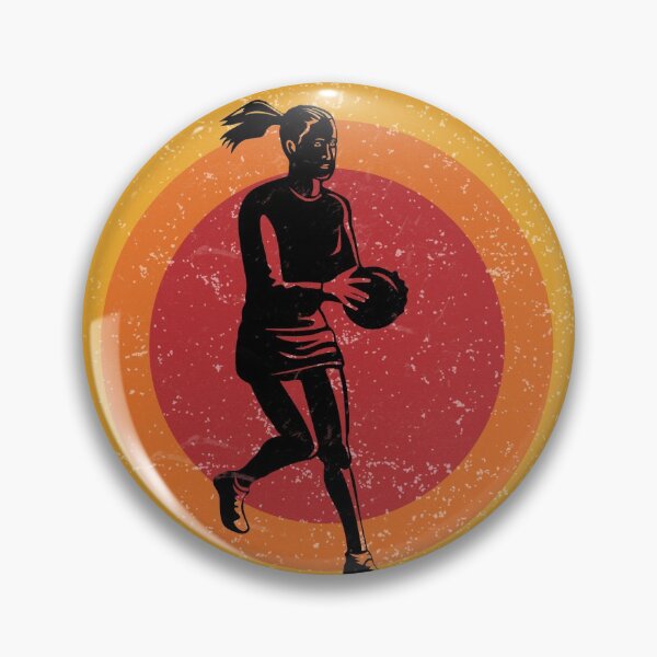 Artikelvorschau, Netball Vintage-Kunst entworfen und verkauft von LittleShop79.