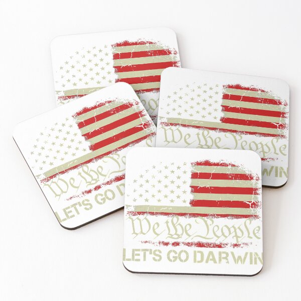 Item preview, Let’s Go Darwin Vintage American Flag Lets Go Darwin designed and sold by DanaSmith1.