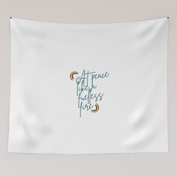 Item preview, “at peace like a fuelless fire” designed and sold by storeAN.
